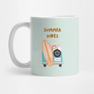 Summer Vibes Sloth Mug